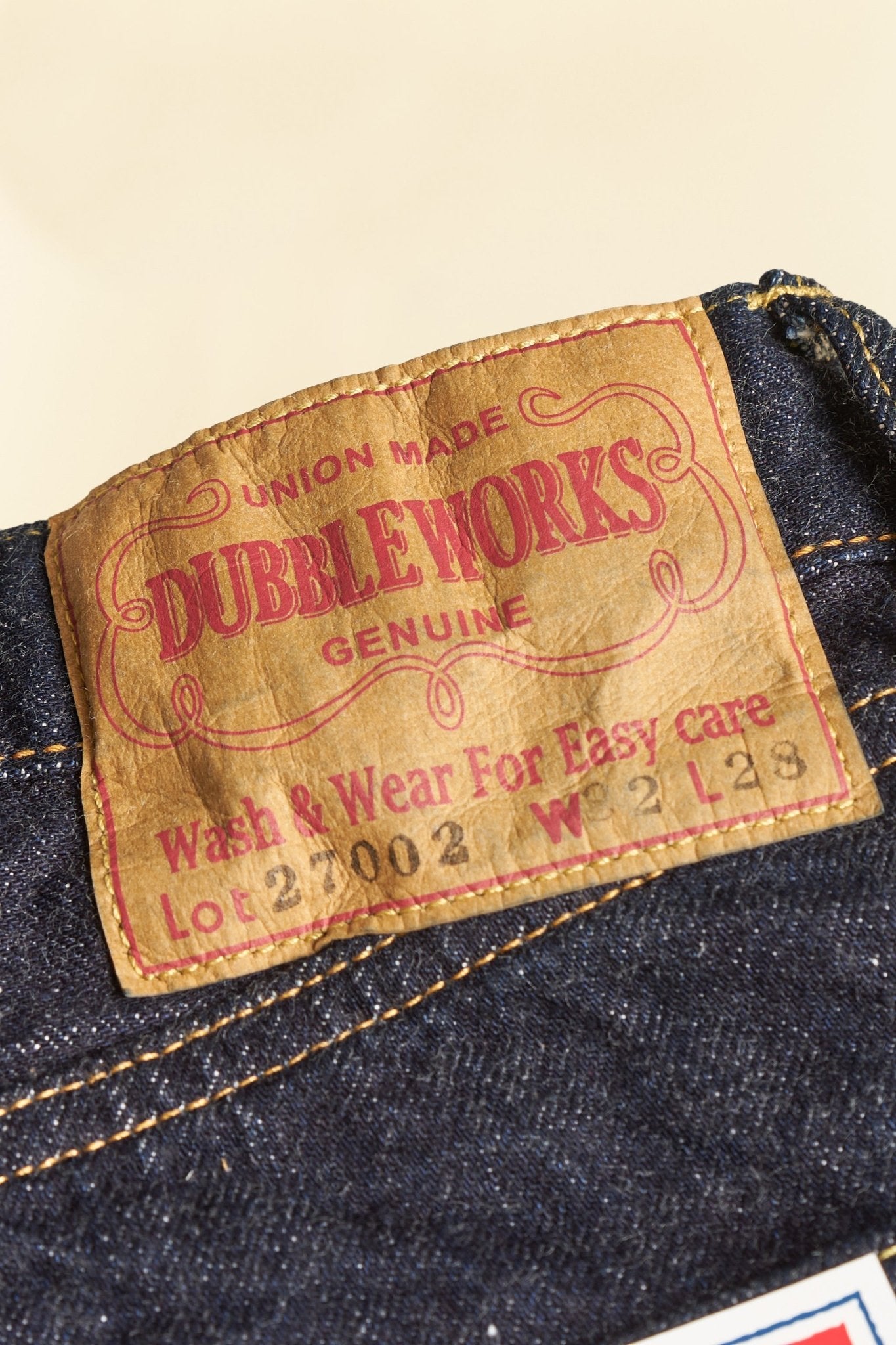 Dubble Works Lot 27002 Baggy Selvedge Denim -Dubble Works - URAHARA