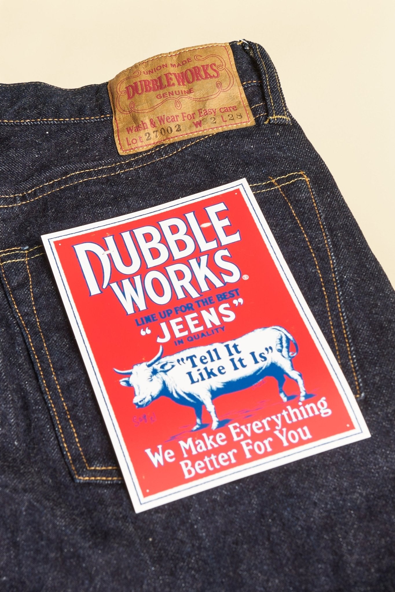 Dubble Works Lot 27002 Baggy Selvedge Denim -Dubble Works - URAHARA