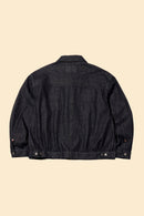 Radiall Classic 350 Top Trucker Jacket - Deep Black