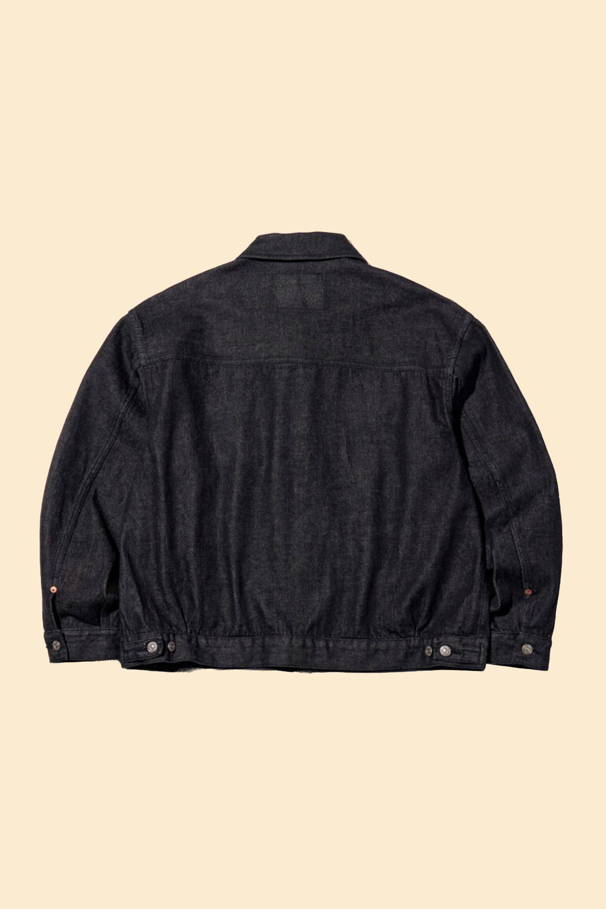 Radiall Classic 350 Top Trucker Jacket - Deep Black