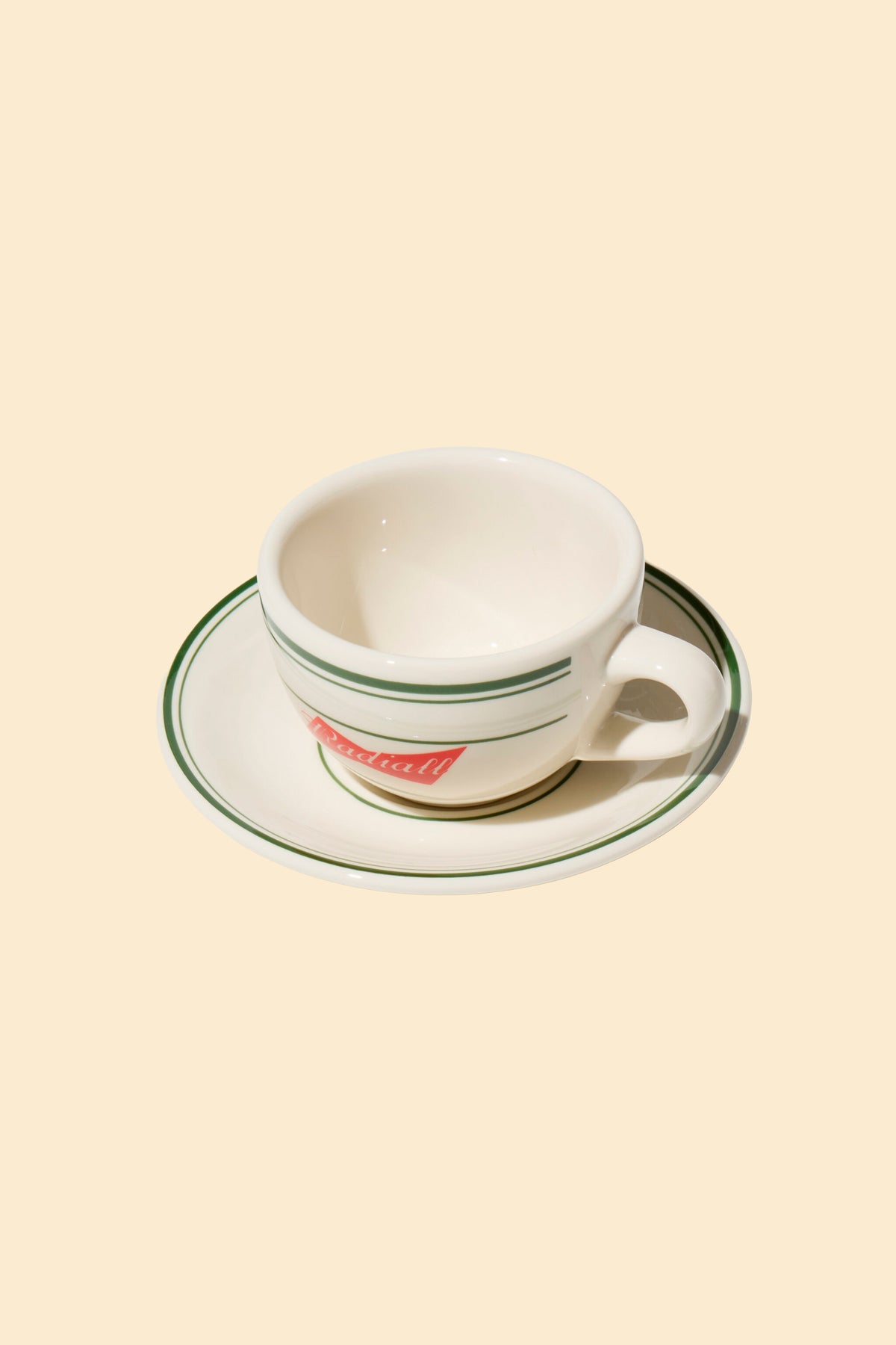 Radiall Ribbons Cup & Saucer - Ivory