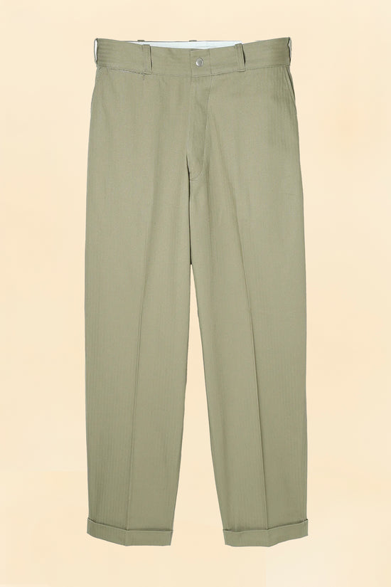 Wearmasters Lot.720 Heritage Trousers / US Navy Herringbone -Khaki