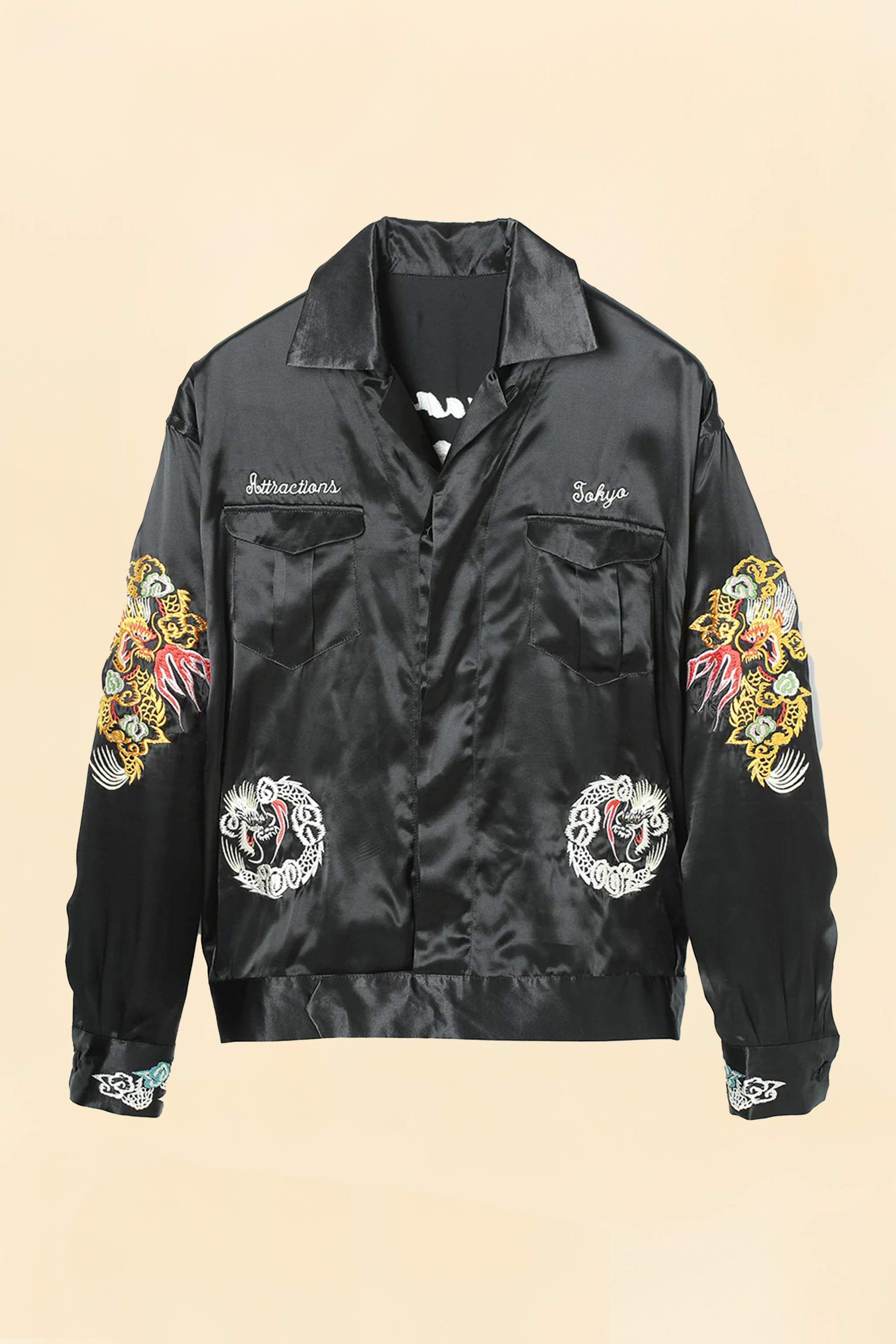 Wearmasters Lot.873 Souvenir Rayon Jacket - Black