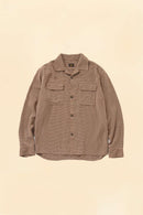 RATS Sashiko Dobby Shirt - Brown