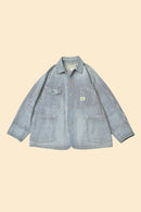 POST O'ALLS Engineers' Jacket - Hickory Stripe