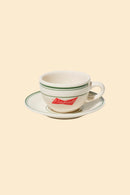 Radiall Ribbons Cup & Saucer - Ivory
