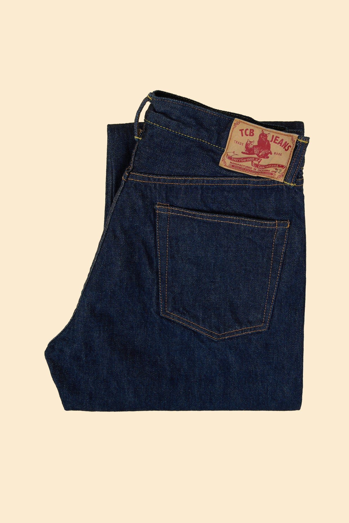 TCB Jeans 50's XX Mid Rise Straight Denim - 13.5oz