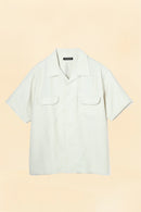 Wearmasters Lot.878 Flap Pocket Rayon Shirt S/S - Natural
