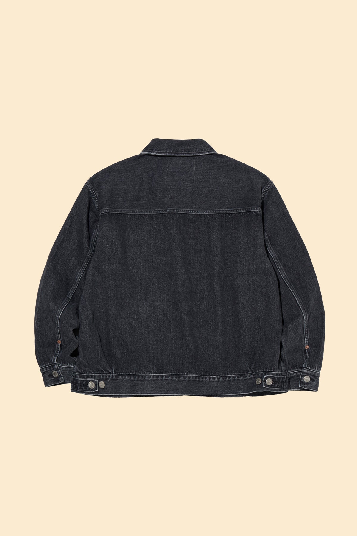 Radiall Classic 350 Top Trucker Jacket - Light Black