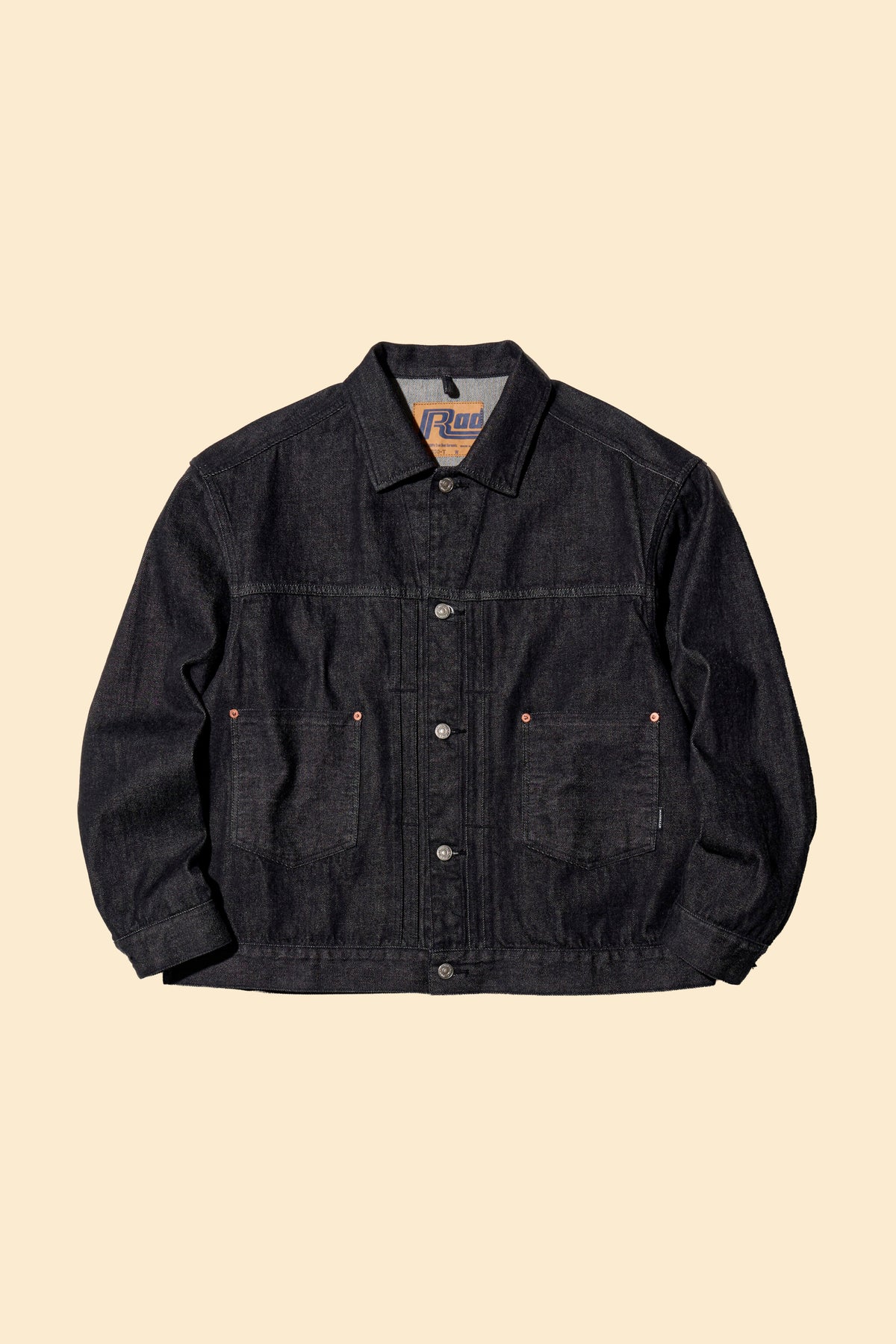 Radiall Classic 350 Top Trucker Jacket - Deep Black