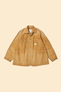 POST O'ALLS Engineers' Jacket - Brown Wash