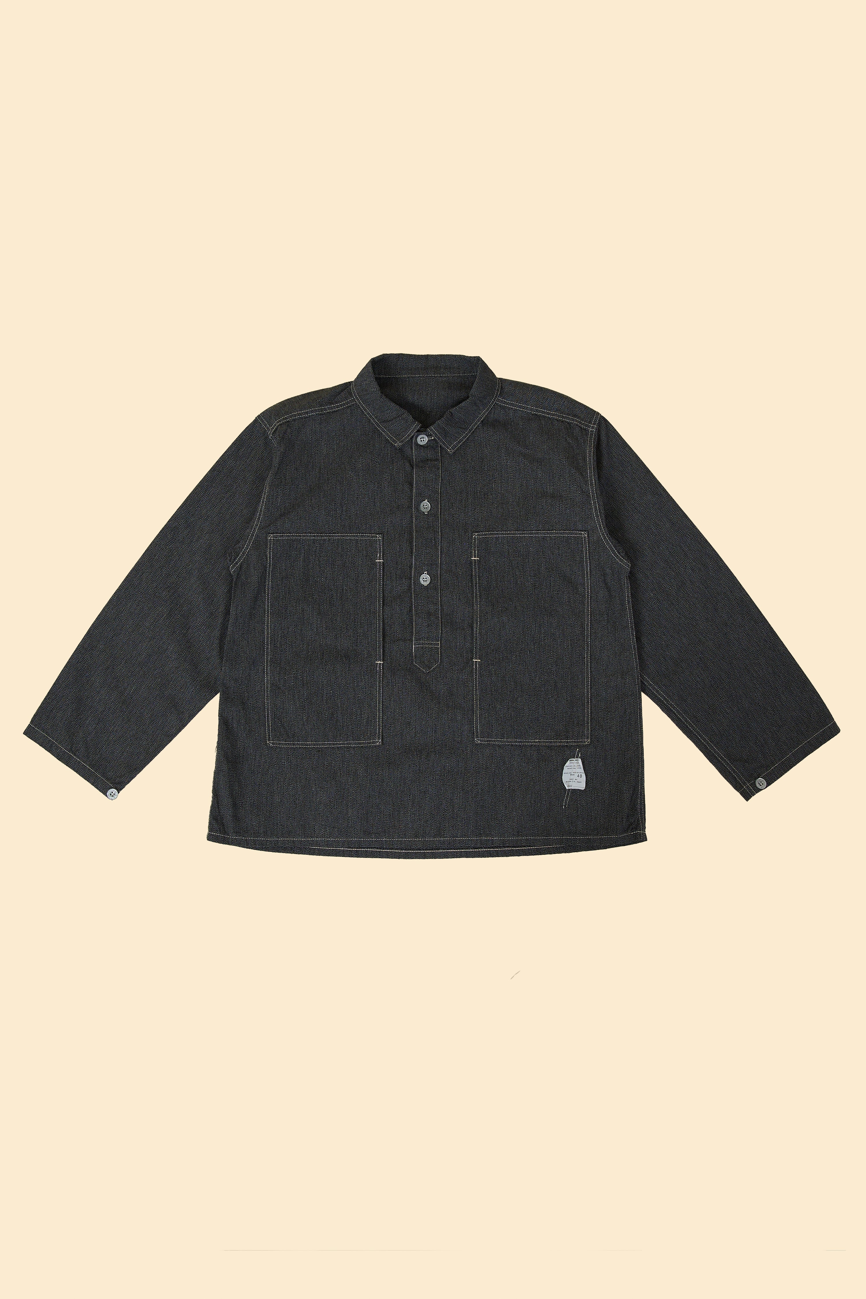 TCB Jeans Catface Pullover Shirt - Black