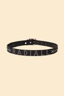 Radiall Rhodes Studded Leather Belt - Black