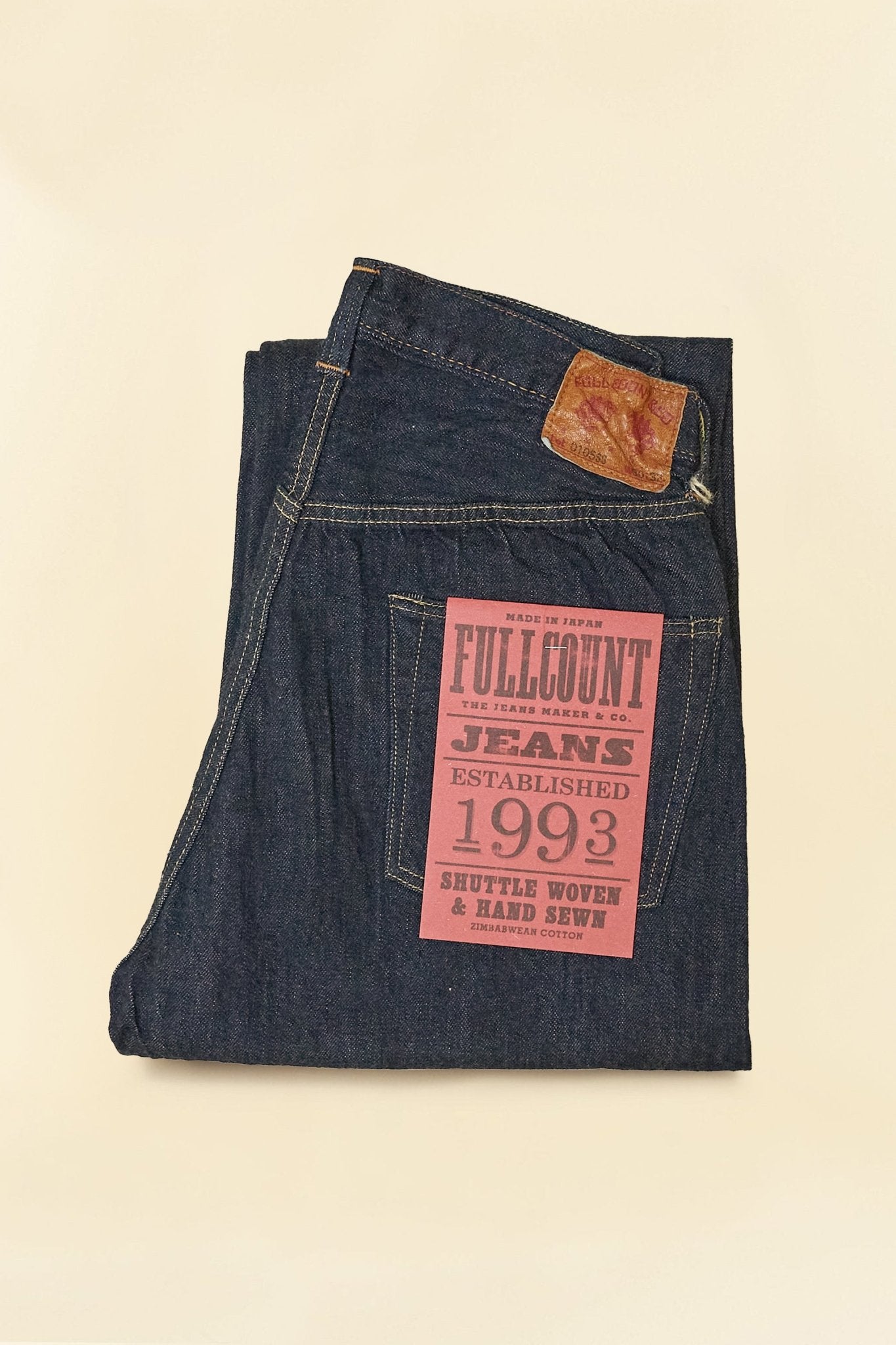 Fullcount 0105SS Wide Selvedge Denim - 11.5oz Super Smooth - Fullcount - URAHARA