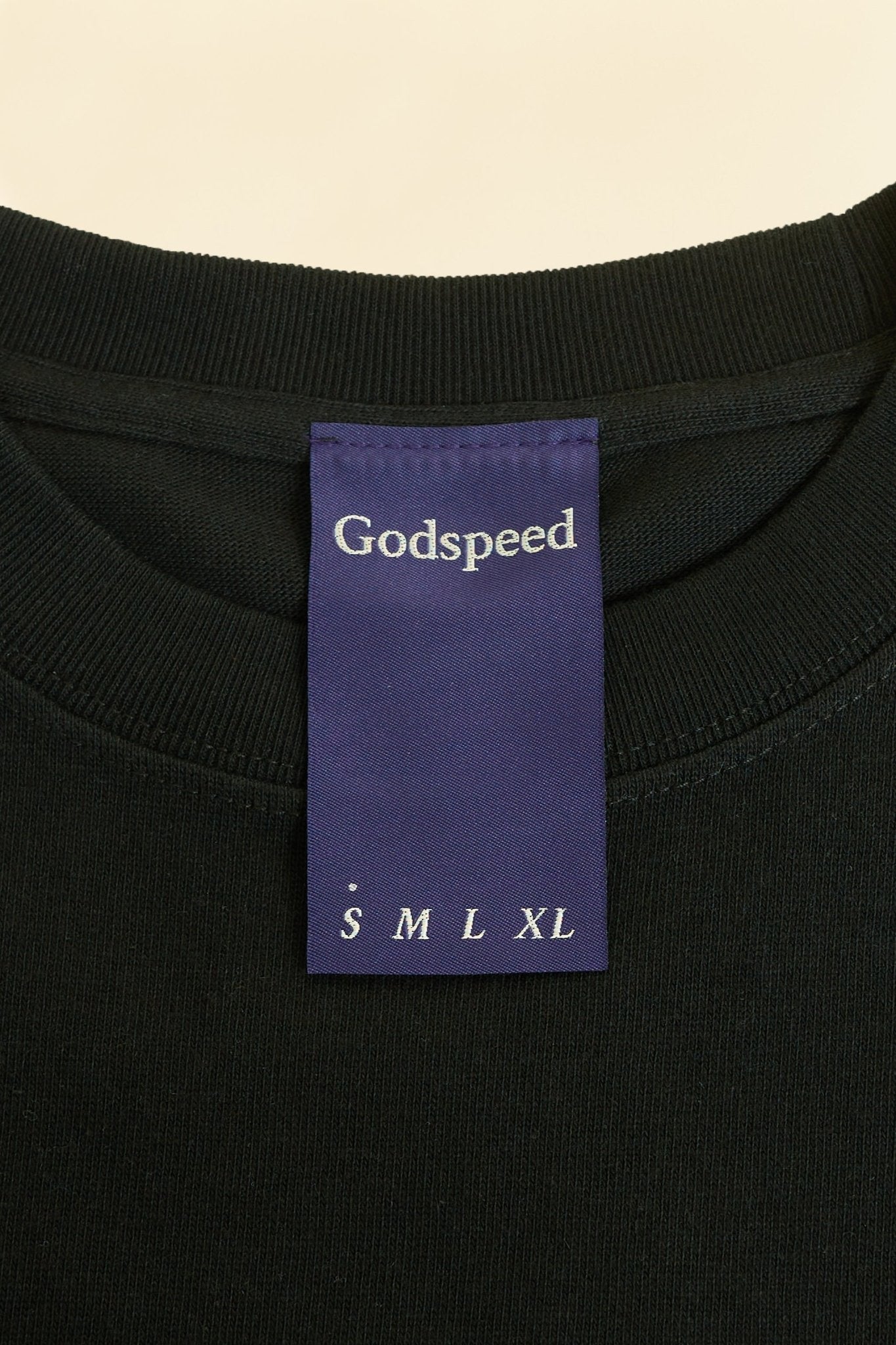 Godspeed 'Genuine' Heavyweight Organic T-Shirt - Black -Godspeed - URAHARA