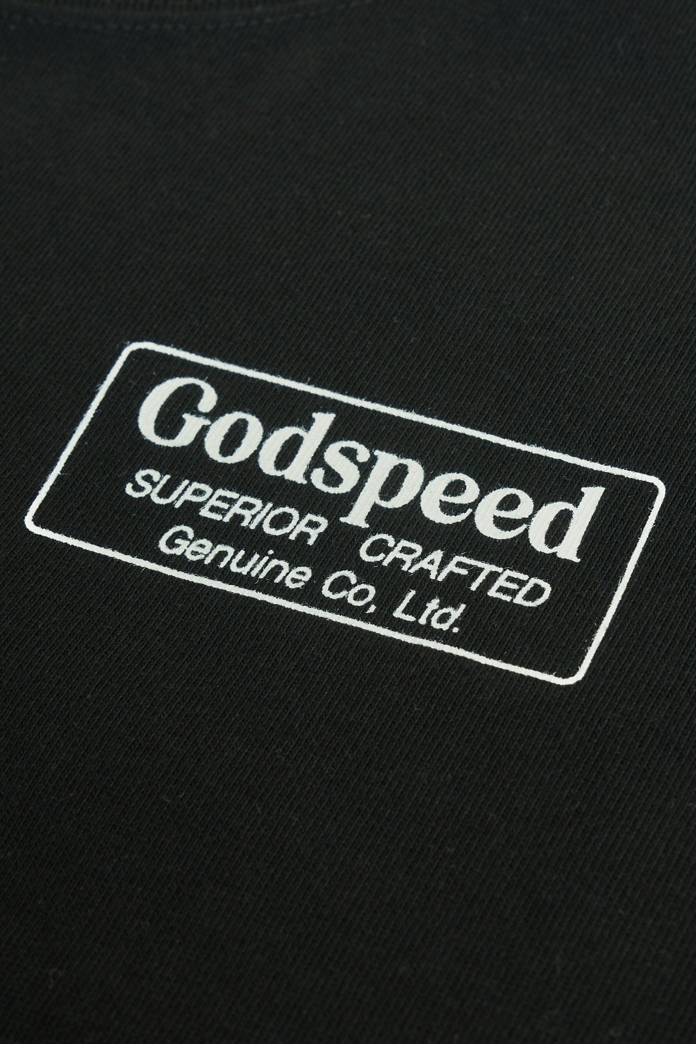 Godspeed 'Genuine' Heavyweight Organic T-Shirt - Black -Godspeed - URAHARA