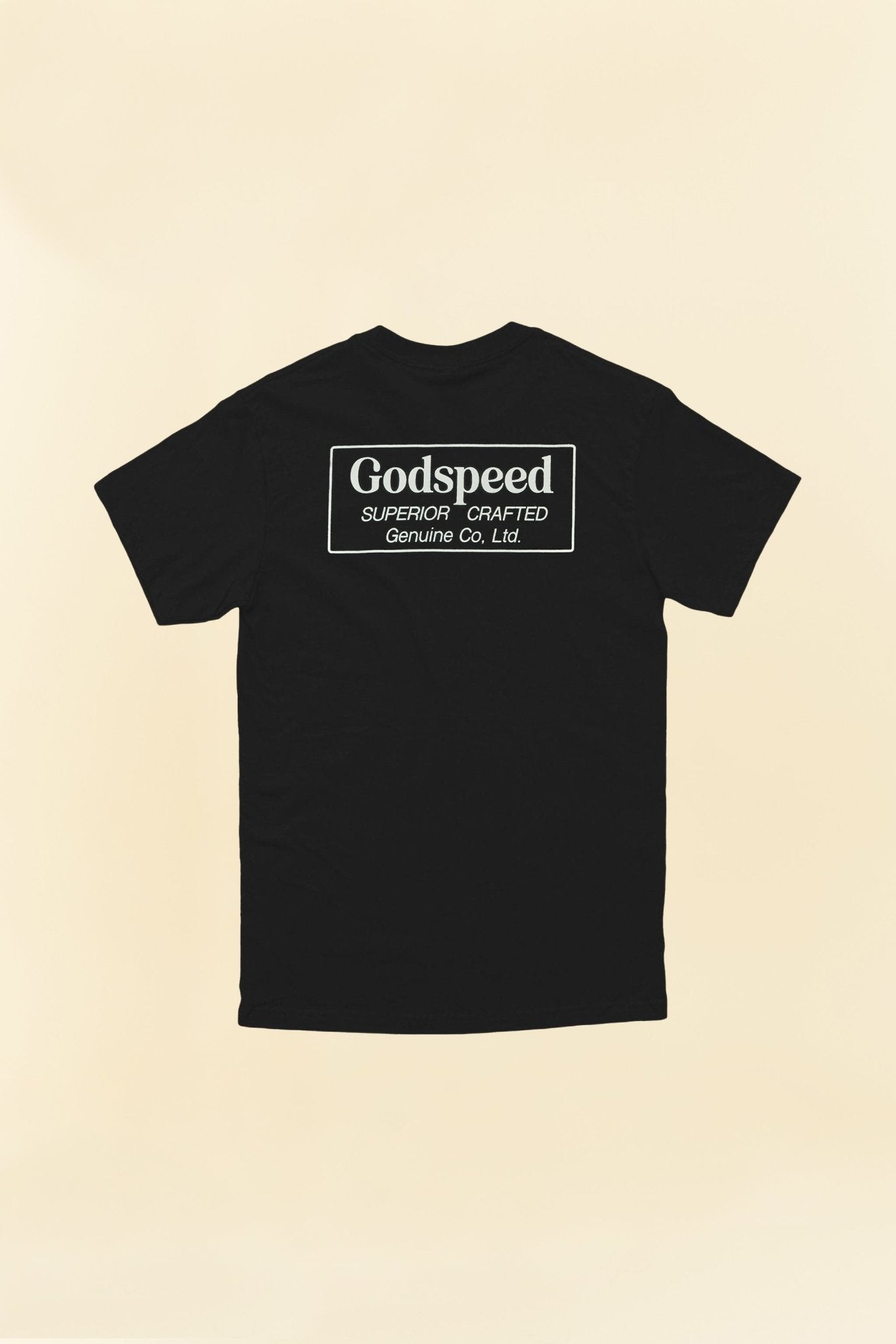 Godspeed 'Genuine' Heavyweight Organic T-Shirt - Black -Godspeed - URAHARA