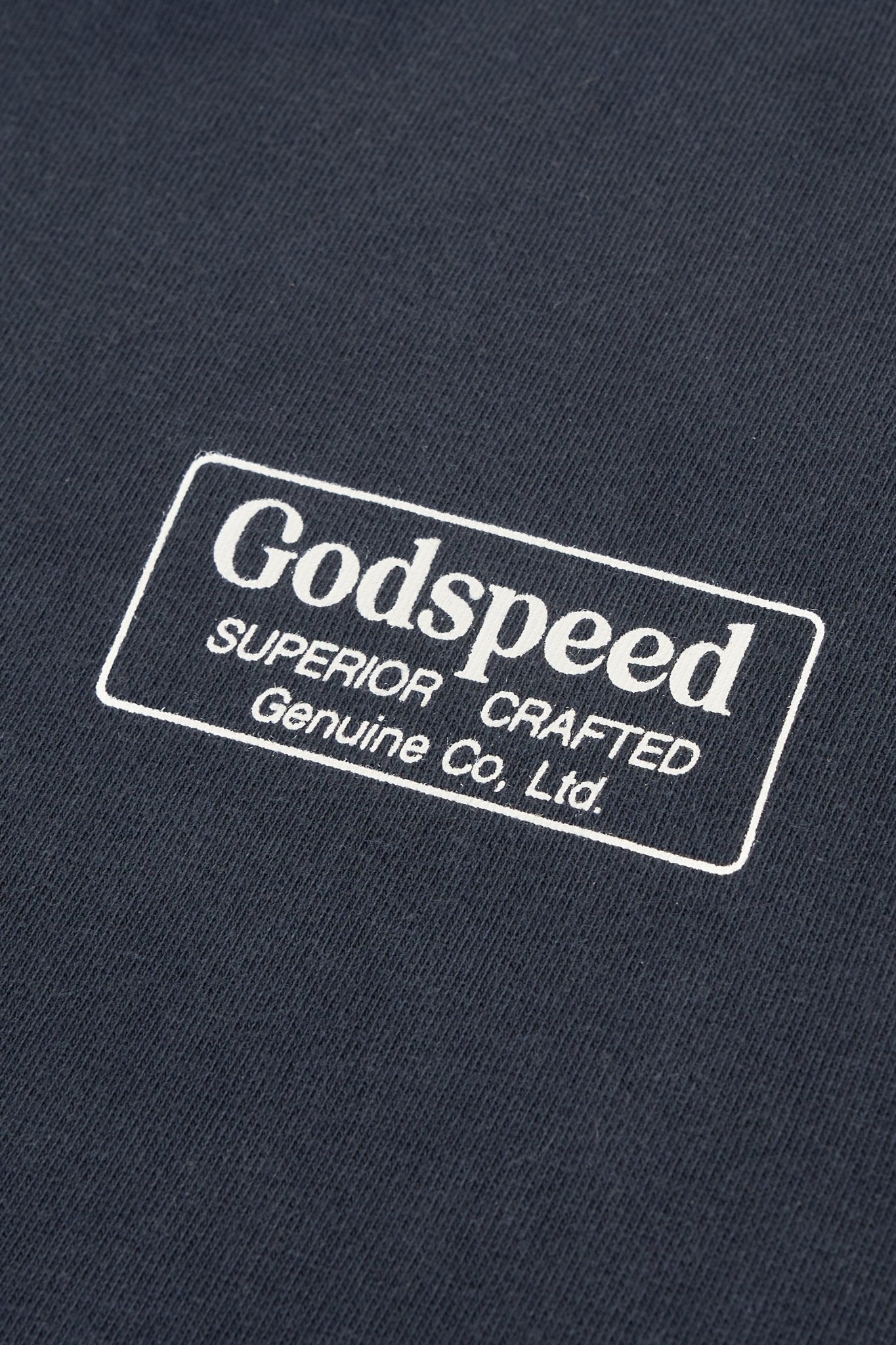 Godspeed 'Genuine' Heavyweight Organic T-Shirt - Navy -Godspeed - URAHARA