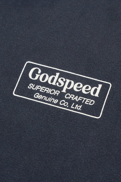 Godspeed 'Genuine' Heavyweight Organic T-Shirt - Navy -Godspeed - URAHARA