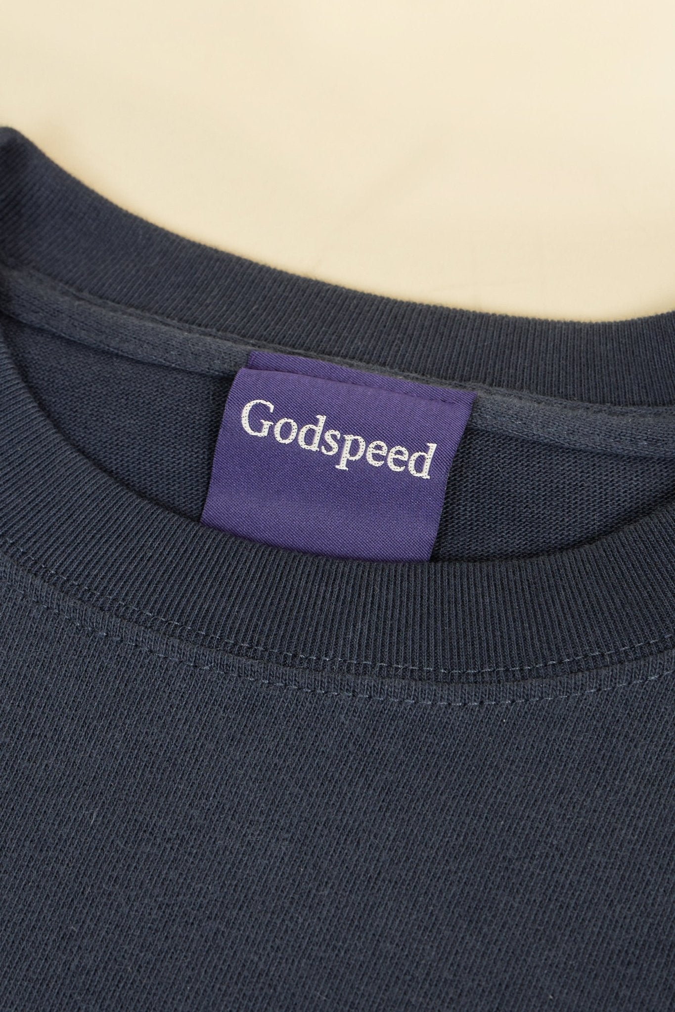 Godspeed 'Genuine' Heavyweight Organic T-Shirt - Navy -Godspeed - URAHARA