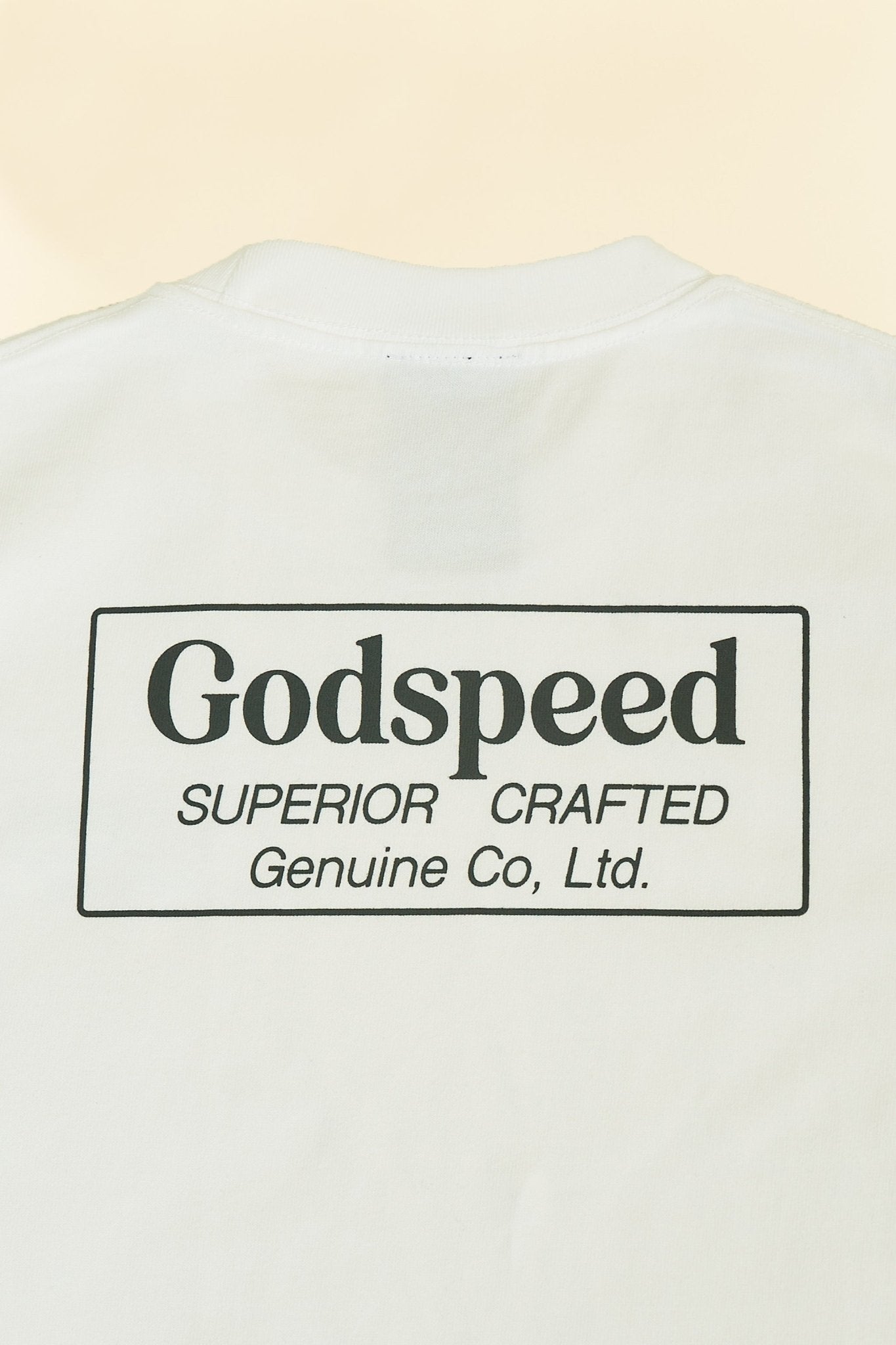 Godspeed 'Genuine' Heavyweight Organic T-Shirt - White -Godspeed - URAHARA