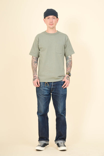 Godspeed Heavyweight Daimaru 10oz Pocket T-Shirt - Vintage Olive - Godspeed - URAHARA