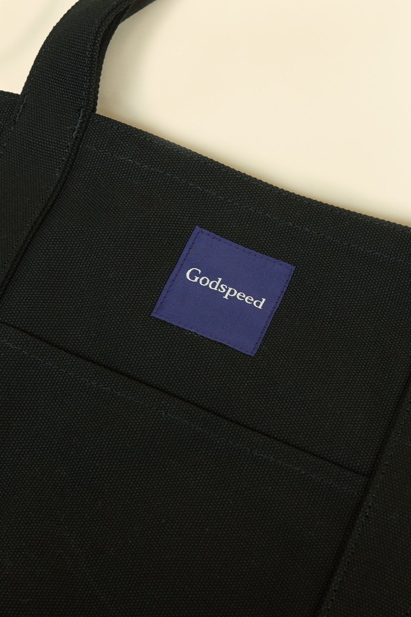 Godspeed Heavyweight Utility Tote Bag - Black -Godspeed - URAHARA