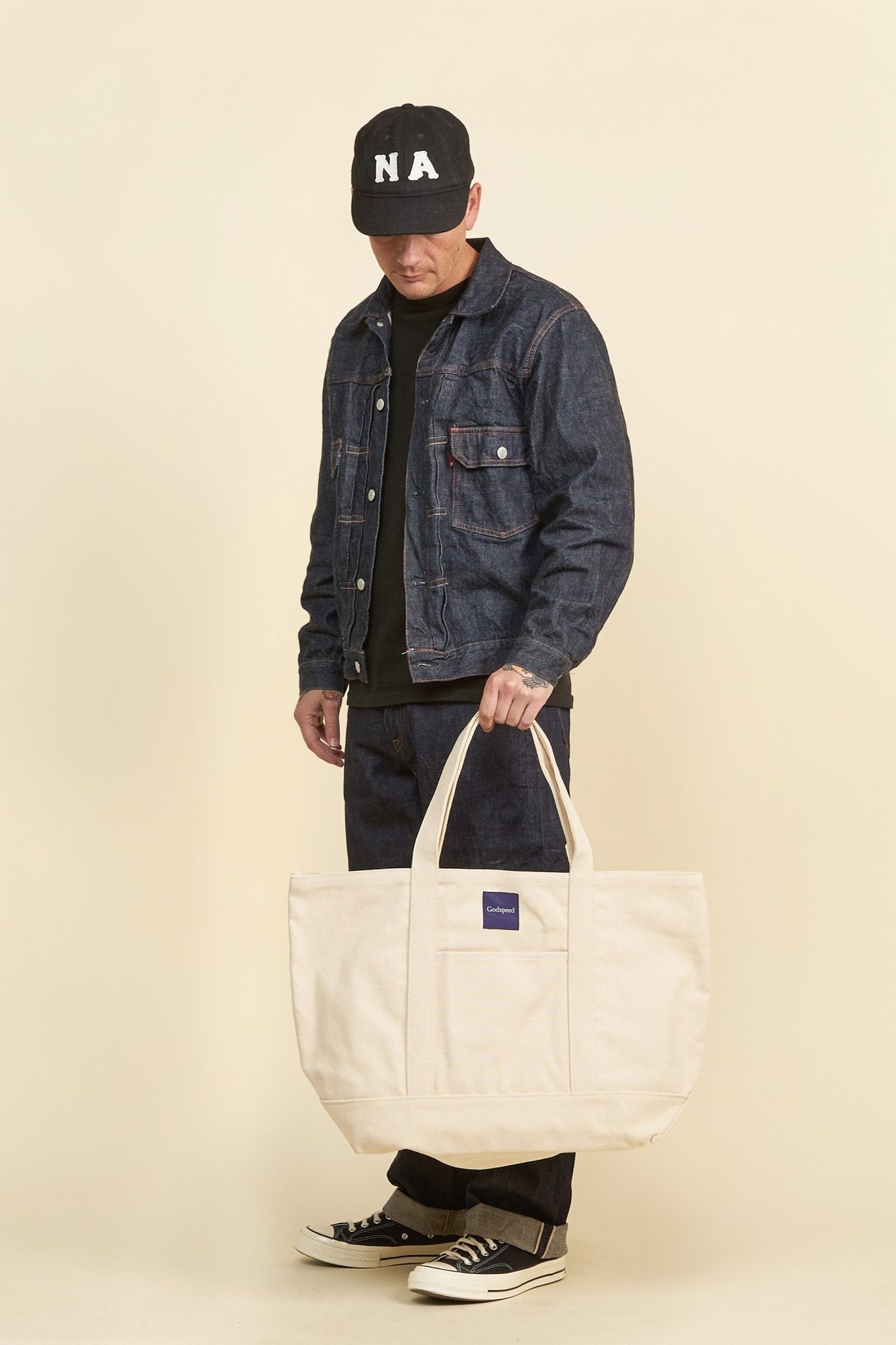 Godspeed Heavyweight Utility Tote Bag - Natural -Godspeed - URAHARA