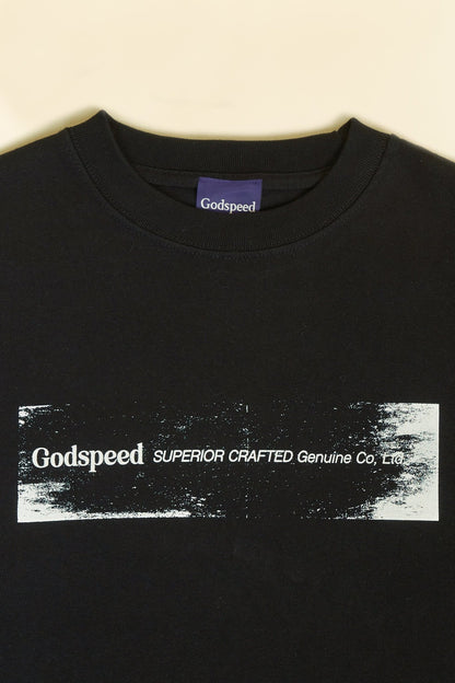 Godspeed 'Roller' Heavyweight Organic T-Shirt - Black -Godspeed - URAHARA