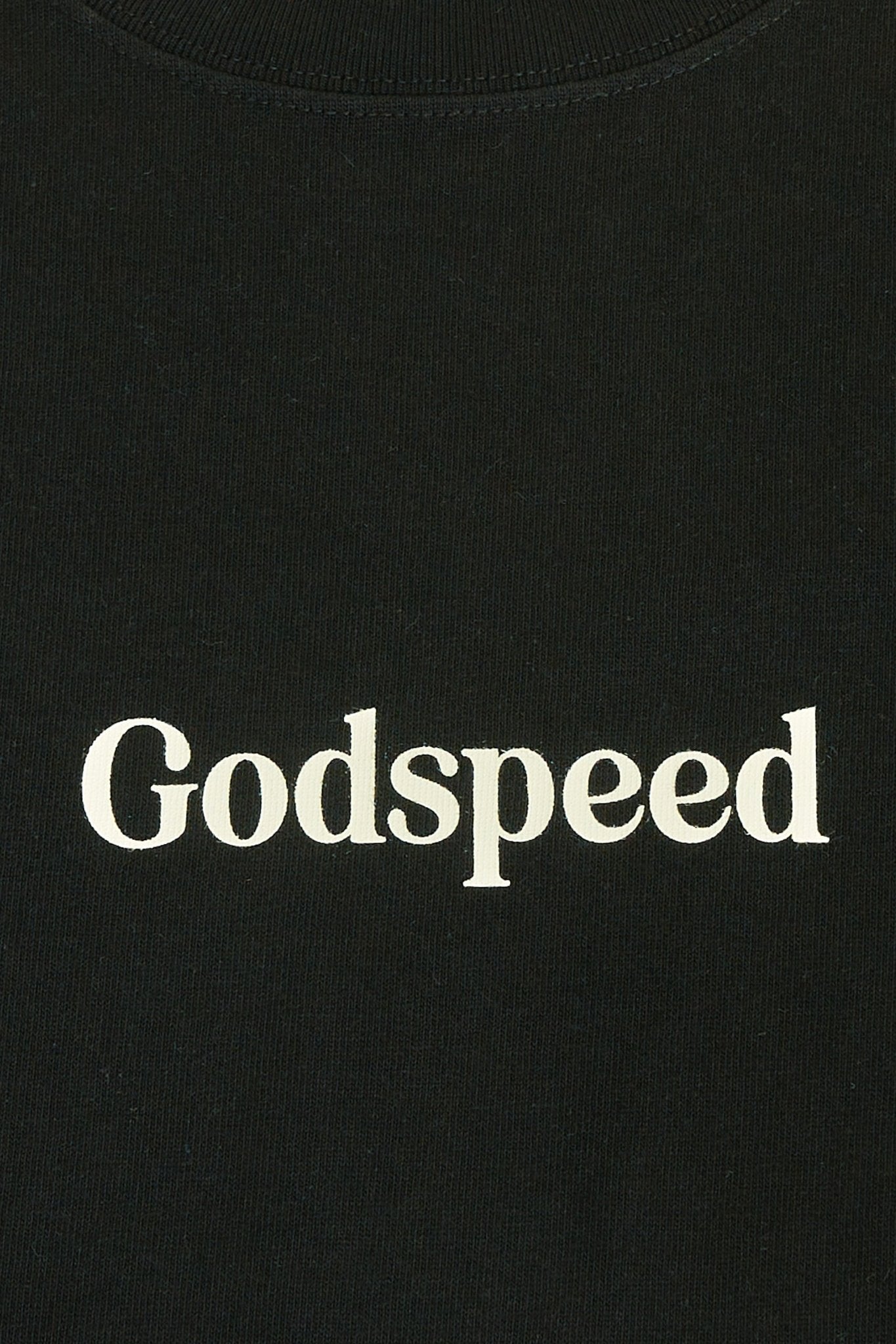 Godspeed 'Zenith' Heavyweight Organic T-Shirt - Black -Godspeed - URAHARA