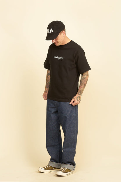 Godspeed 'Zenith' Heavyweight Organic T-Shirt - Black -Godspeed - URAHARA