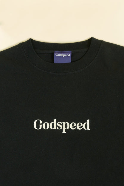 Godspeed 'Zenith' Heavyweight Organic T-Shirt - Black -Godspeed - URAHARA