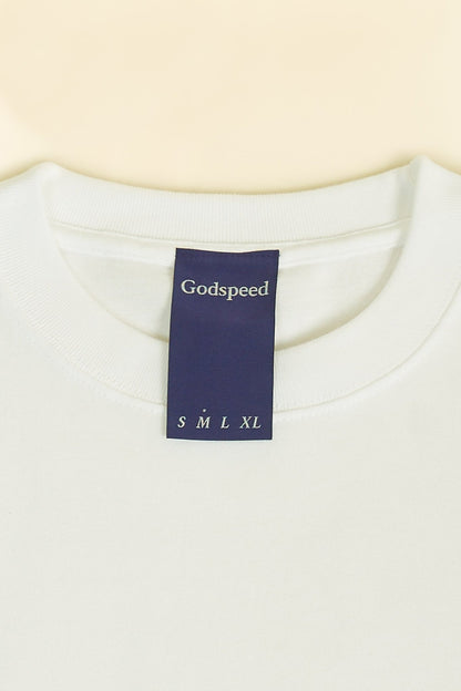 Godspeed 'Zenith' Heavyweight Organic T-Shirt - White -Godspeed - URAHARA