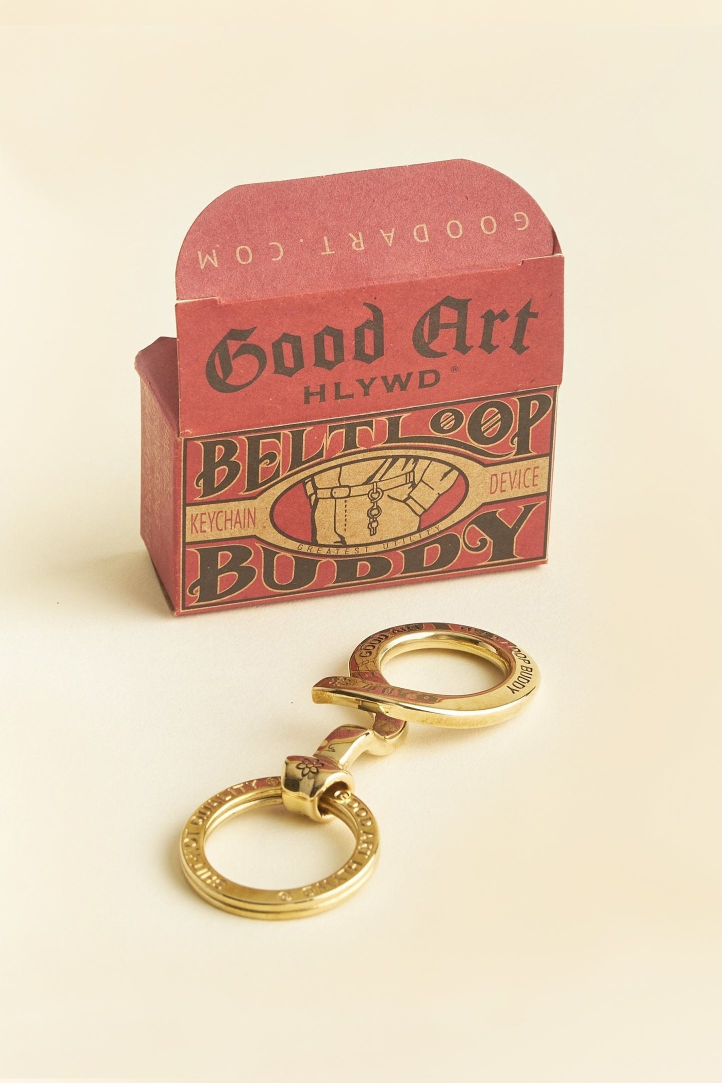 Good Art Hlywd Belt Loop Buddy - Brass