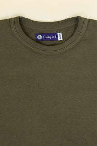 Godspeed Heavyweight Loopwheel  10oz T-Shirt - Olive