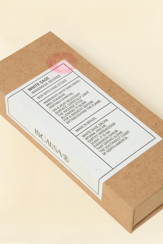 Incausa Incense - White Sage Breu Resin Incense Box