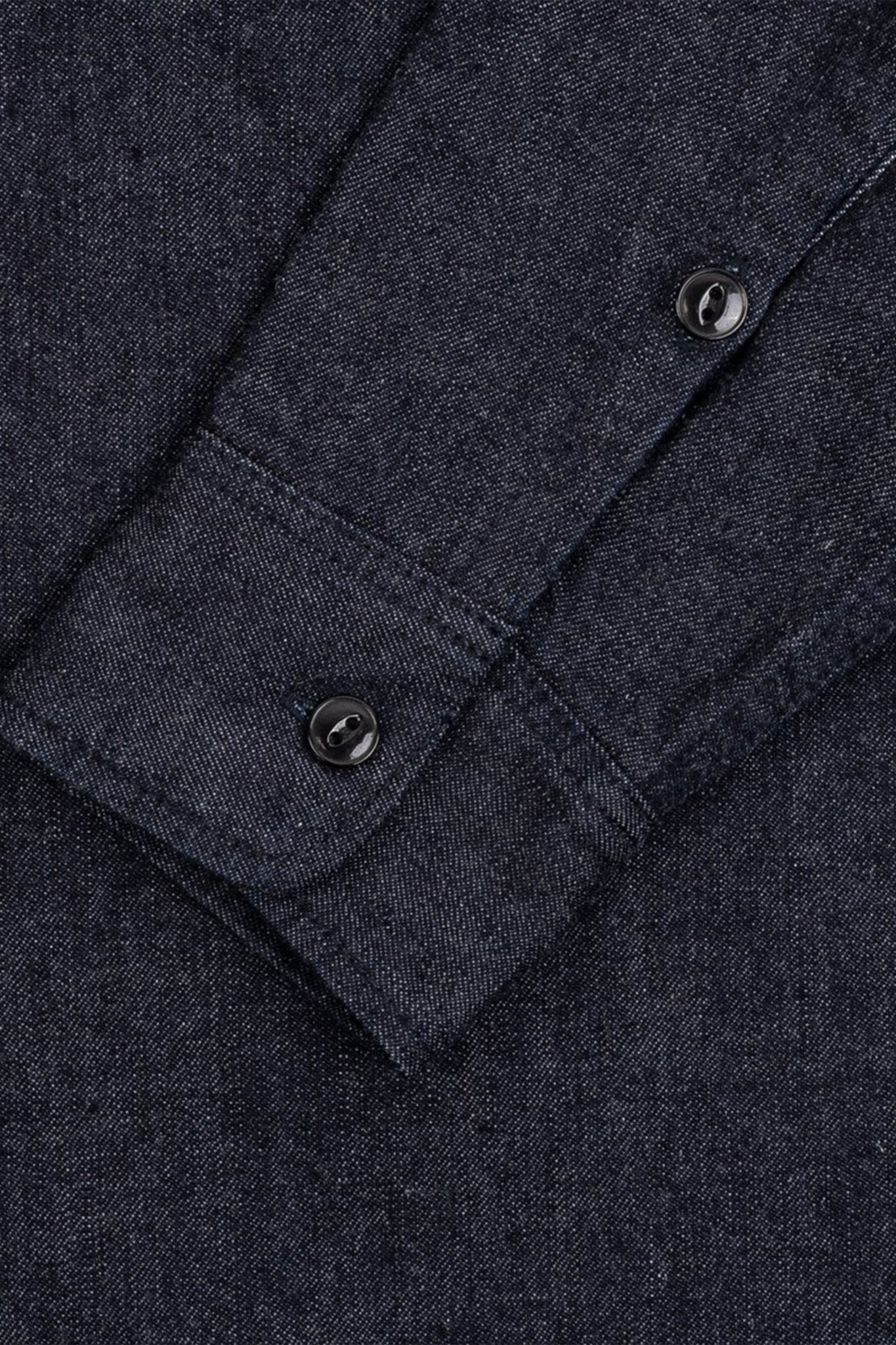 Iron Heart 10oz Selvedge Tonal Denim Work Shirt - Indigo - Iron Heart - URAHARA