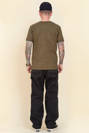 Iron Heart 11oz Cotton Knit Crew Neck T-Shirt - Olive - Iron Heart - URAHARA