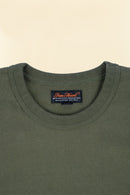 Iron Heart 11oz Cotton Knit Crew Neck T-Shirt - Olive - Iron Heart - URAHARA