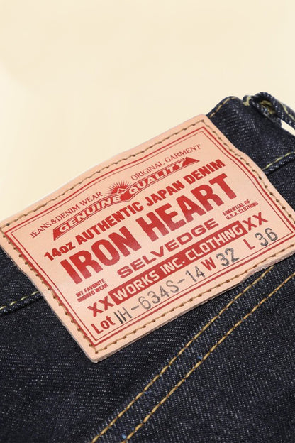 Iron Heart 14oz IH - 634S - 142 Straight Cut Jeans - Indigo - Iron Heart - URAHARA