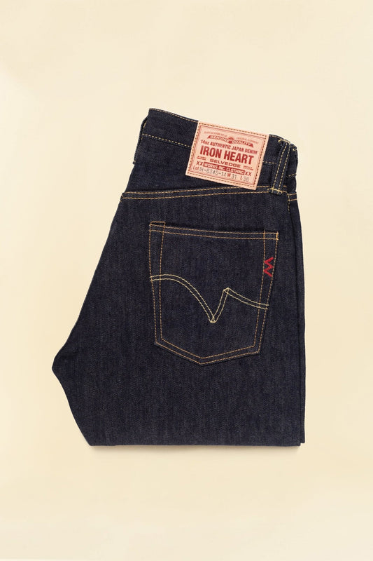 Iron Heart 14oz IH - 634S - 142 Straight Cut Jeans - Indigo - Iron Heart - URAHARA