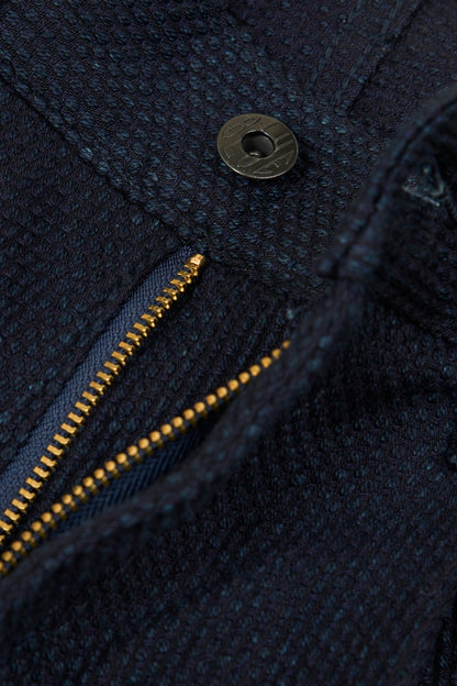 Japan Blue 11oz Sashiko Wide Tapered Pants - Indigo - Japan Blue - URAHARA