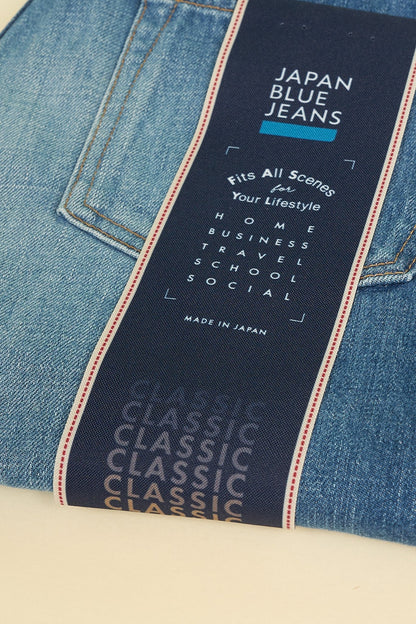 Japan Blue J401 US Classic Straight Mid Wash Selvedge Denim - 14.8oz - Japan Blue - URAHARA