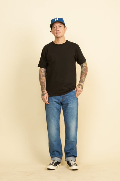 Japan Blue J404 Africa Classic Straight Mid Wash Selvedge Denim - 12.5oz -Japan Blue - URAHARA