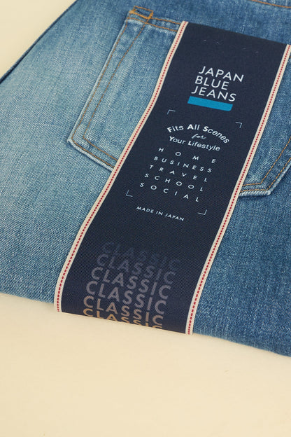 Japan Blue J404 Africa Classic Straight Mid Wash Selvedge Denim - 12.5oz -Japan Blue - URAHARA