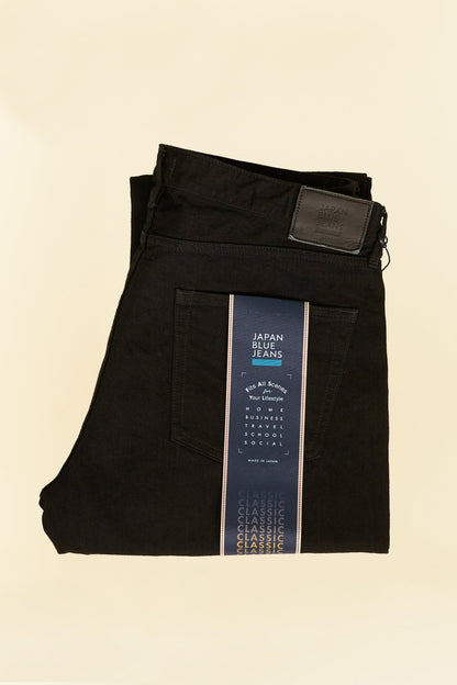 Japan Blue J414 Black Classic Straight Selvedge Denim - 14oz -Japan Blue - URAHARA