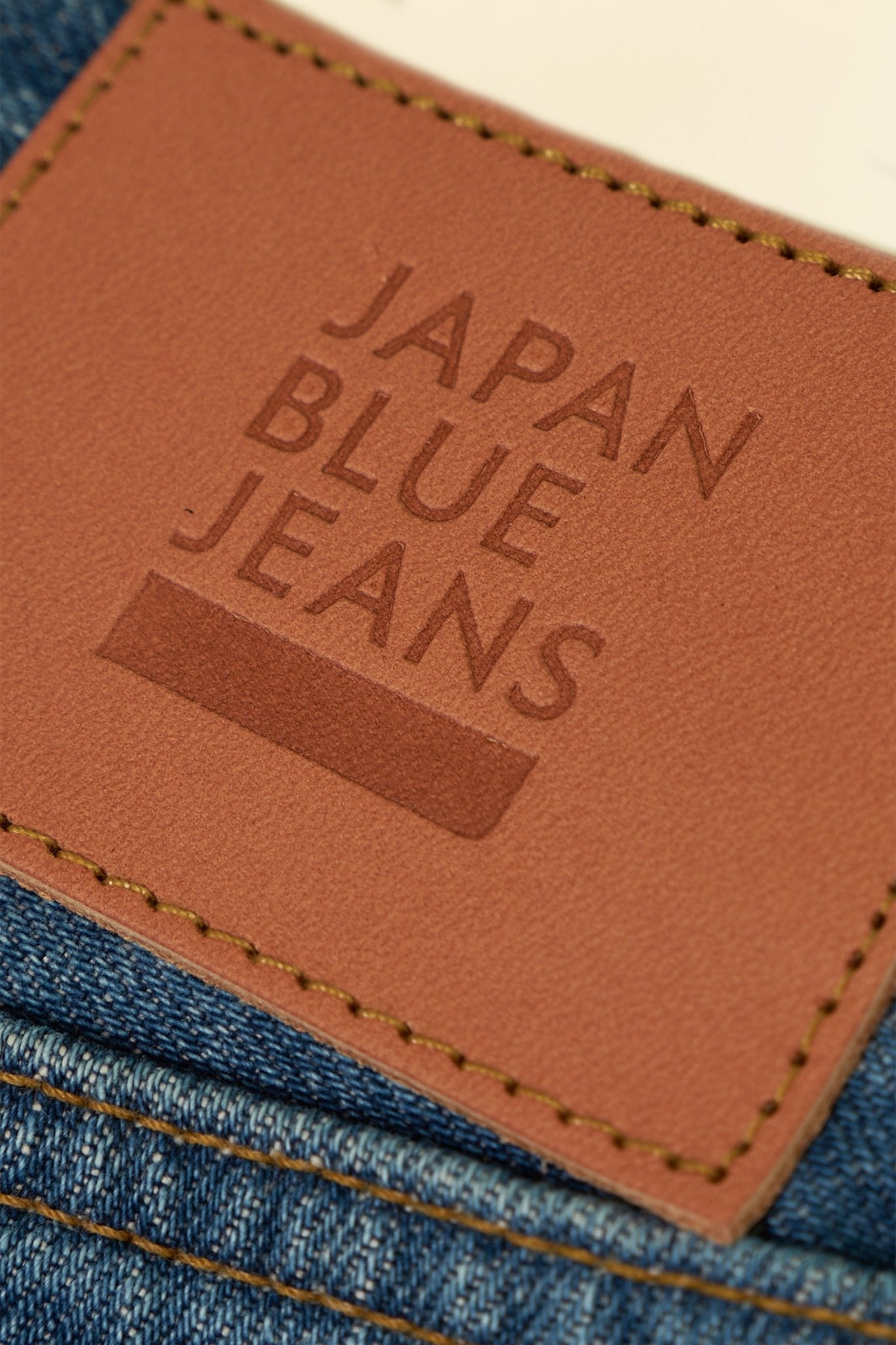 Japan Blue J504 Africa Loose Fit Mid Wash Selvedge Denim - 12.5oz -Japan Blue - URAHARA