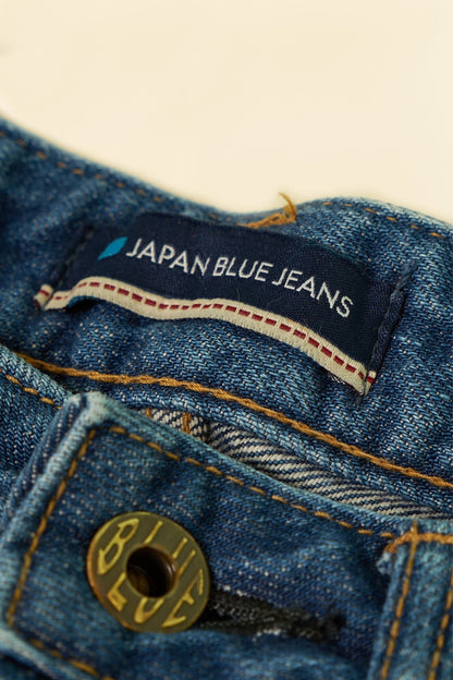 Japan Blue J504 Africa Loose Fit Mid Wash Selvedge Denim - 12.5oz -Japan Blue - URAHARA