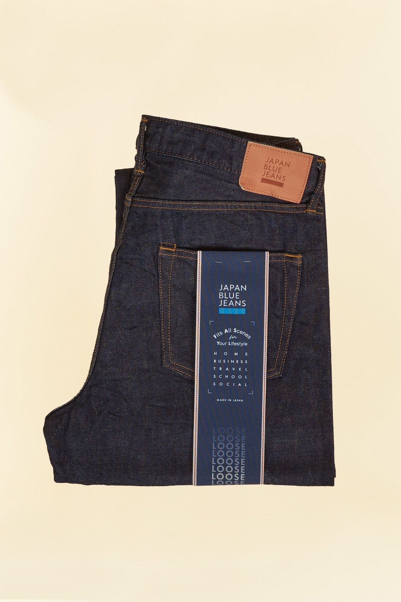 Japan Blue J504 Loose Fit Selvedge Denim - 12.5oz -Japan Blue - URAHARA