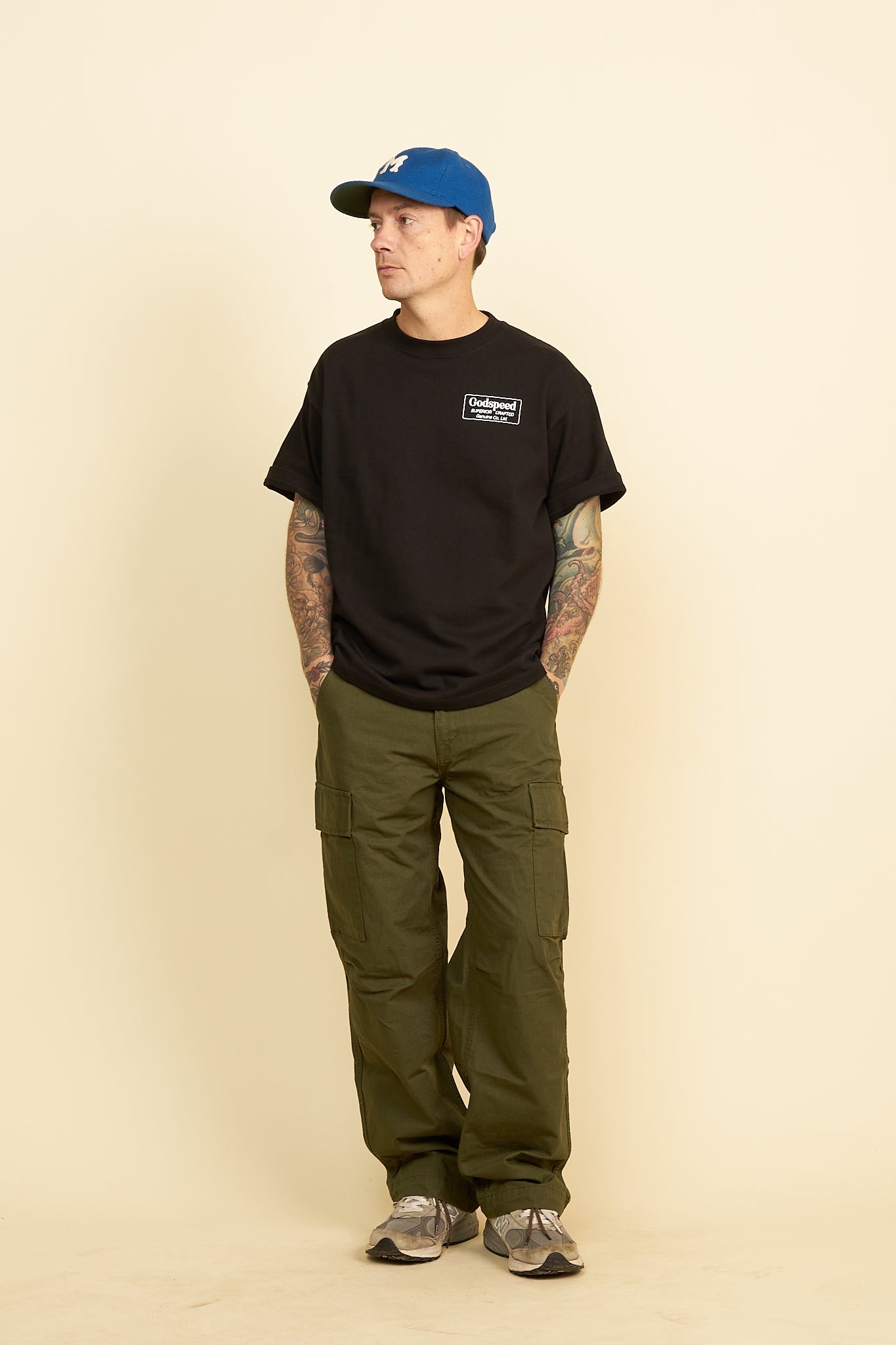 Japan Blue M-65 Cargo Pants -Japan Blue - URAHARA